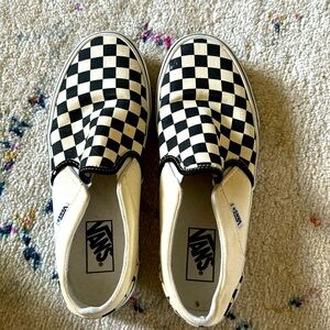 Vans classic slip on checkerboard